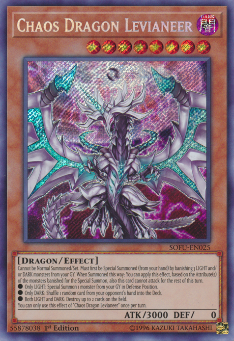 Chaos Dragon Levianeer [SOFU-EN025] Secret Rare | Arkham Games and Comics