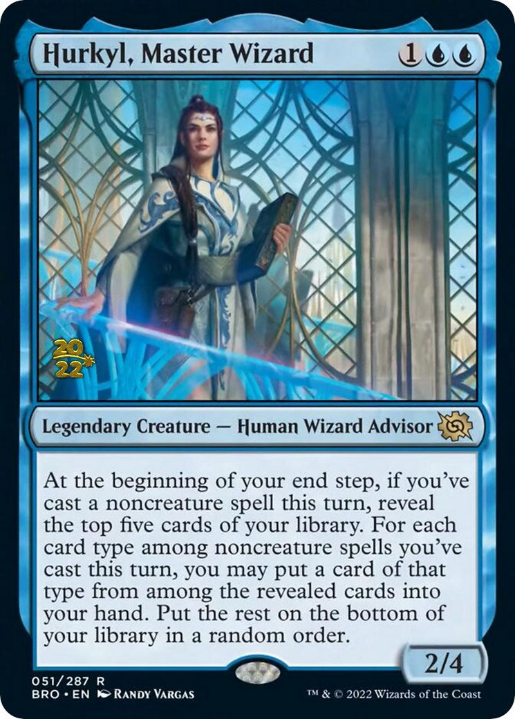 Hurkyl, Master Wizard [The Brothers' War: Prerelease Promos] | Arkham Games and Comics