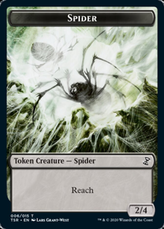 Spider Token [Time Spiral Remastered Tokens] | Arkham Games and Comics