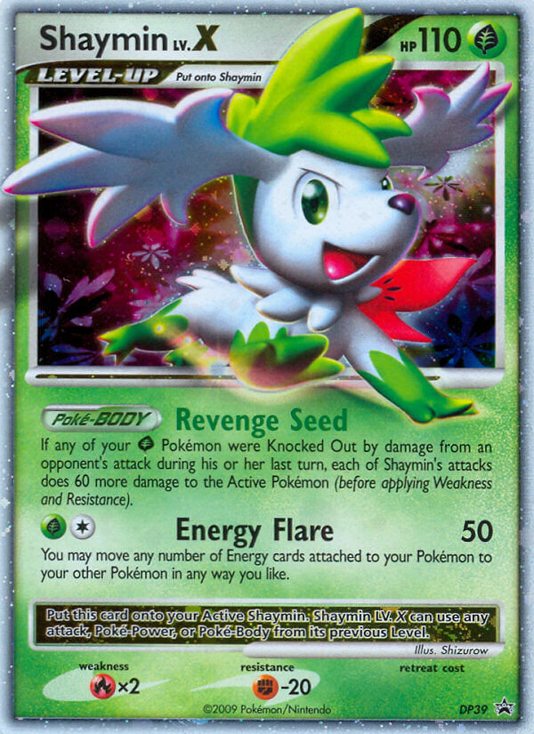 Shaymin LV.X (DP39) [Diamond & Pearl: Black Star Promos] | Arkham Games and Comics