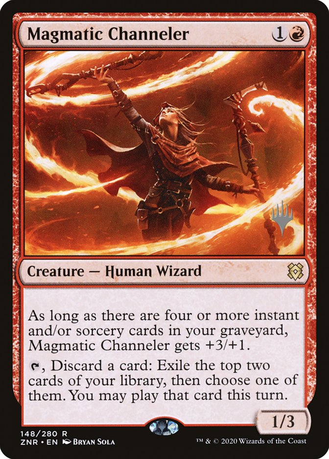 Magmatic Channeler (Promo Pack) [Zendikar Rising Promos] | Arkham Games and Comics