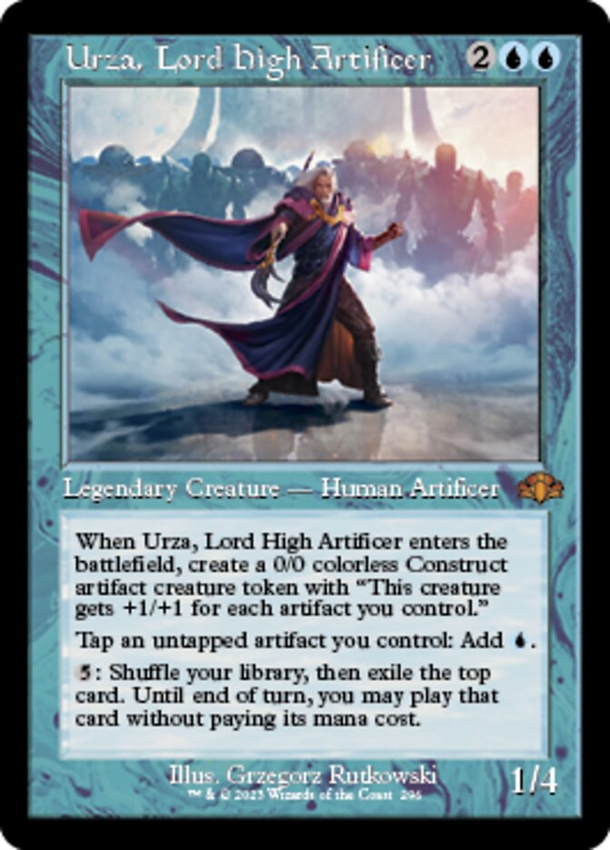 Urza, Lord High Artificer (Retro) [Dominaria Remastered] | Arkham Games and Comics