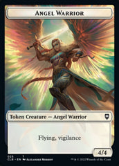 Kor Warrior // Angel Warrior Double-sided Token [Commander Legends: Battle for Baldur's Gate Tokens] | Arkham Games and Comics