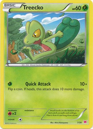 Treecko (7/30) [XY: Trainer Kit 2 - Latias] | Arkham Games and Comics