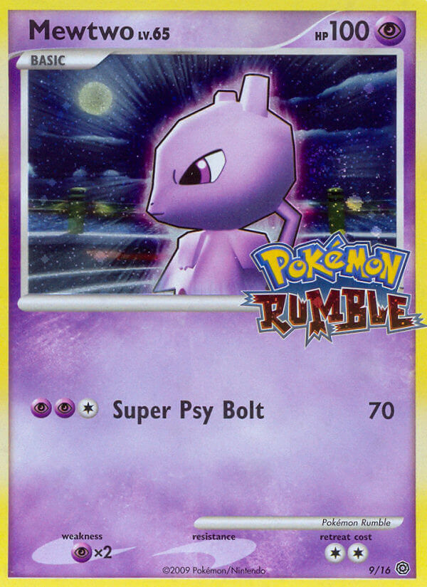 Mewtwo (9/16) [Pokémon Rumble] | Arkham Games and Comics