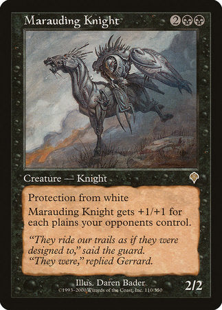 Marauding Knight [Invasion] | Arkham Games and Comics