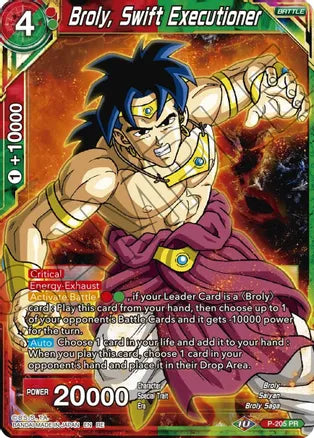Broly, Swift Executioner [P-205] | Arkham Games and Comics