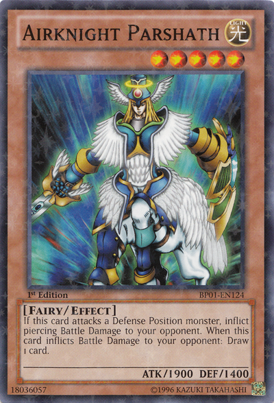 Airknight Parshath [BP01-EN124] Starfoil Rare | Arkham Games and Comics