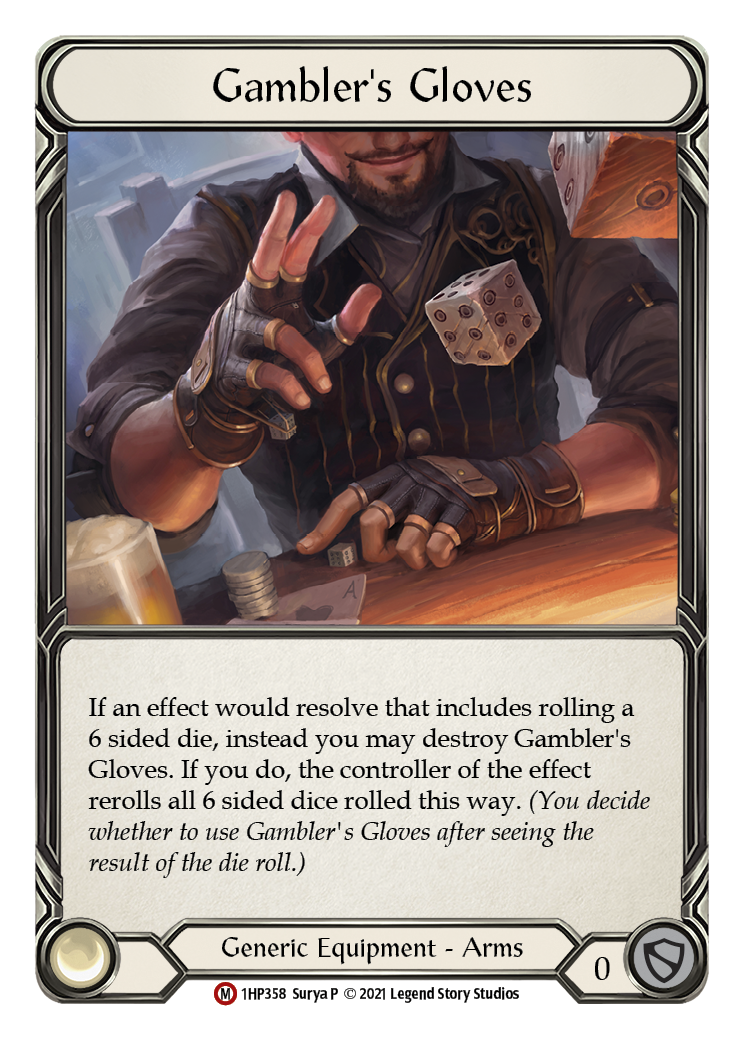 Gambler's Gloves [1HP358] (History Pack 1) | Arkham Games and Comics