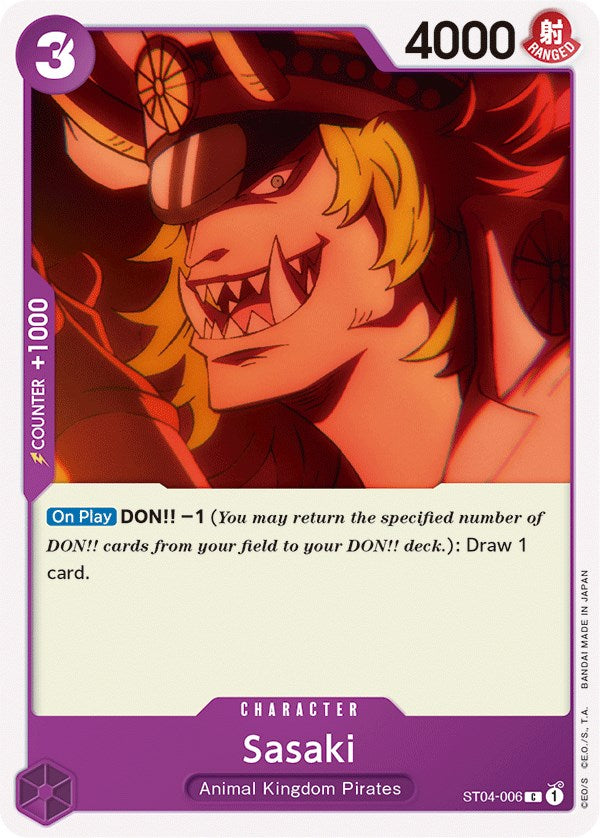 Sasaki [Starter Deck: Animal Kingdom Pirates] | Arkham Games and Comics