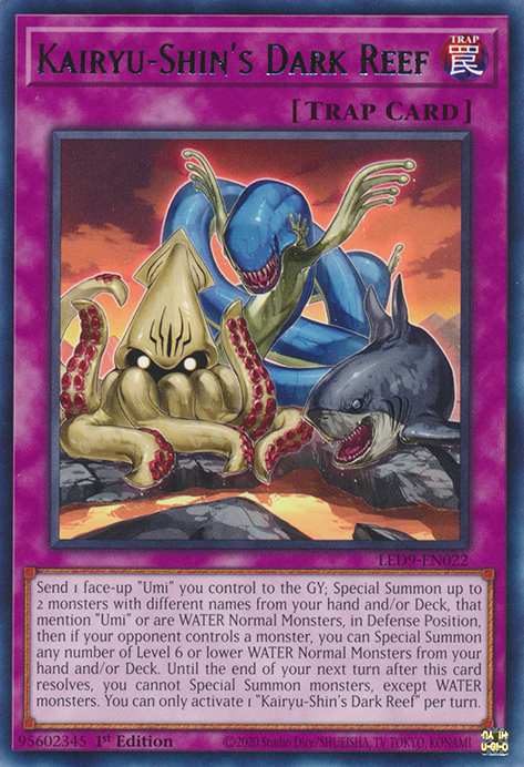 Kairyu-Shin's Dark Reef [LED9-EN022] Rare | Arkham Games and Comics