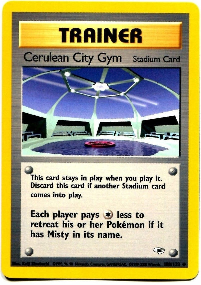 Cerulean City Gym (108/132) [Gym Heroes Unlimited] | Arkham Games and Comics