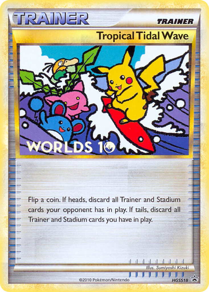 Tropical Tidal Wave (HGSS18) [HeartGold & SoulSilver: Black Star Promos] | Arkham Games and Comics