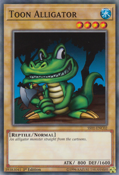 Toon Alligator [SS01-ENC02] Common | Arkham Games and Comics