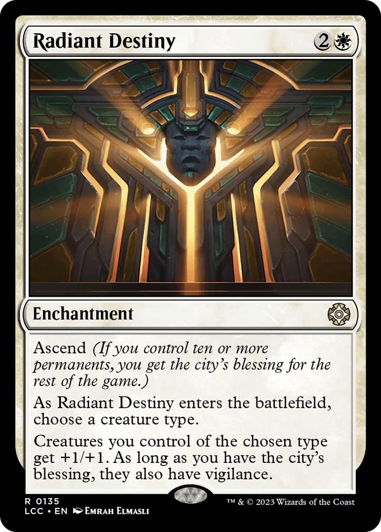 Radiant Destiny [The Lost Caverns of Ixalan Commander] | Arkham Games and Comics