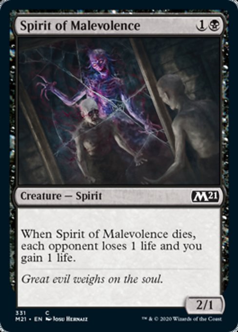 Spirit of Malevolence [Core Set 2021] | Arkham Games and Comics