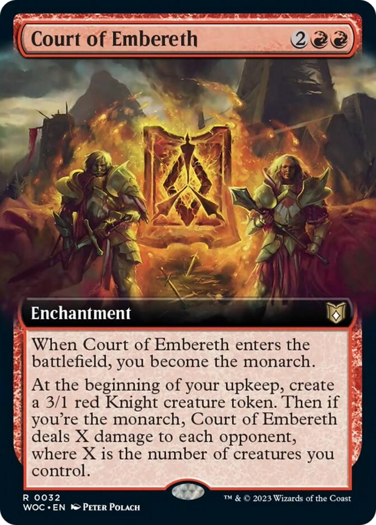 Court of Embereth (Extended Art) [Wilds of Eldraine Commander] | Arkham Games and Comics