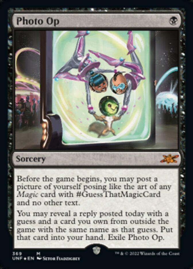 Photo Op (Galaxy Foil) [Unfinity] | Arkham Games and Comics