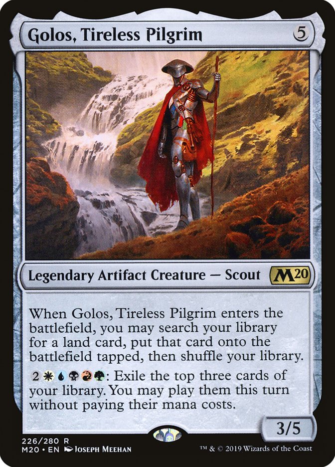 Golos, Tireless Pilgrim [Core Set 2020] | Arkham Games and Comics