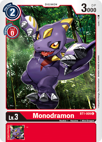 Monodramon [BT1-009] [Release Special Booster Ver.1.0] | Arkham Games and Comics