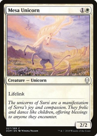 Mesa Unicorn [Dominaria] | Arkham Games and Comics