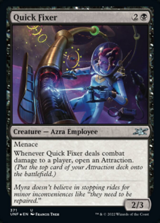 Quick Fixer (Galaxy Foil) [Unfinity] | Arkham Games and Comics