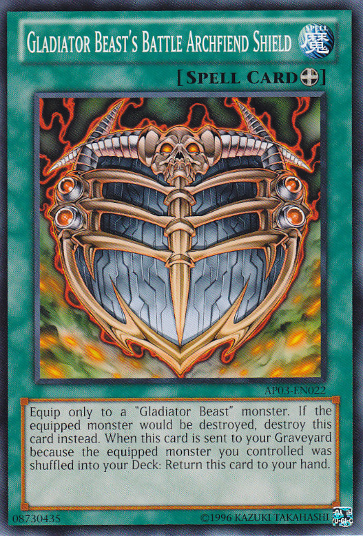 Gladiator Beast's Battle Archfiend Shield [AP03-EN022] Common | Arkham Games and Comics