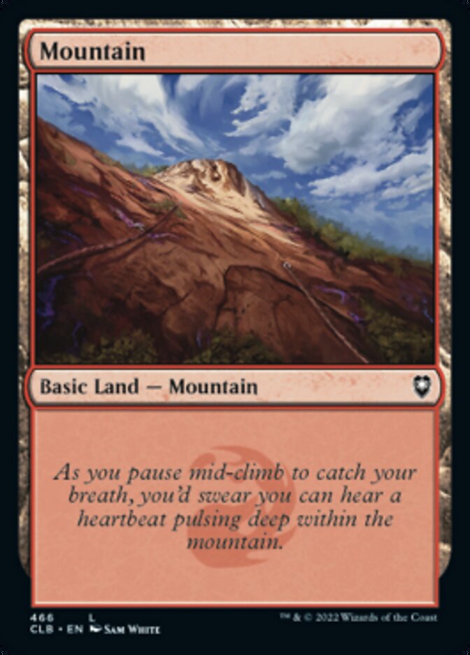 Mountain (466) [Commander Legends: Battle for Baldur's Gate] | Arkham Games and Comics