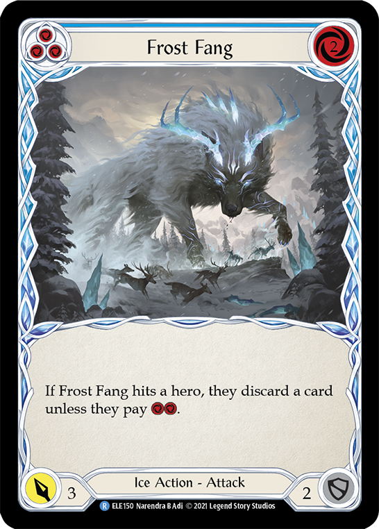 Frost Fang (Blue) [ELE150] (Tales of Aria)  1st Edition Normal | Arkham Games and Comics