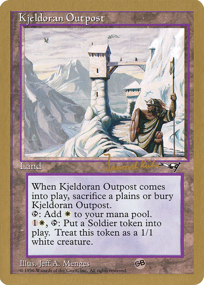 Kjeldoran Outpost (Janosch Kuhn) [World Championship Decks 1997] | Arkham Games and Comics