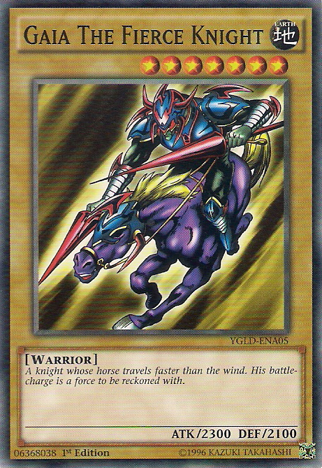 Gaia The Fierce Knight [YGLD-ENA05] Common | Arkham Games and Comics