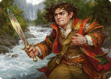 Frodo Baggins Art Card (16/81) [The Lord of the Rings: Tales of Middle-earth Art Series] | Arkham Games and Comics