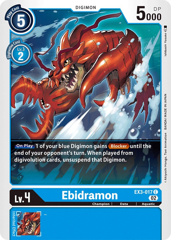Ebidramon [EX3-017] [Draconic Roar] | Arkham Games and Comics