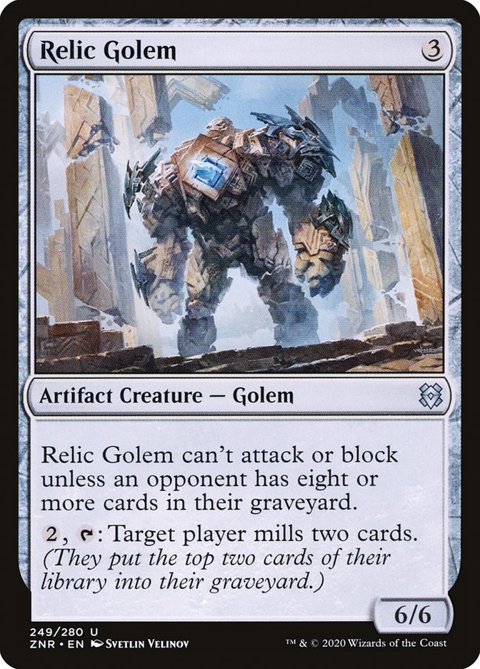 Relic Golem [Zendikar Rising] | Arkham Games and Comics