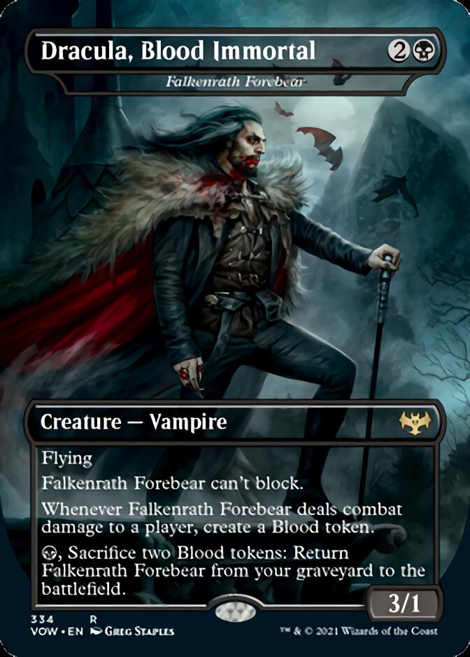 Falkenrath Forebear - Dracula, Blood Immortal [Innistrad: Crimson Vow] | Arkham Games and Comics