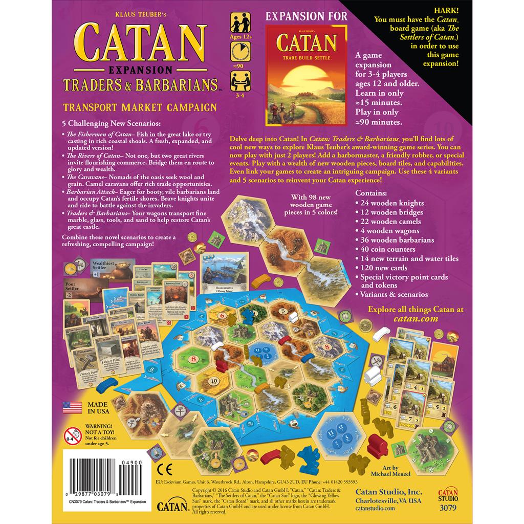 CATAN EXP: TRADERS AND BARBARIANS | Arkham Games and Comics