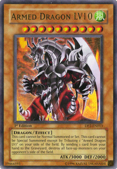 Armed Dragon LV10 [DP2-EN013] Ultra Rare | Arkham Games and Comics