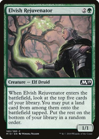 Elvish Rejuvenator [Core Set 2019] | Arkham Games and Comics