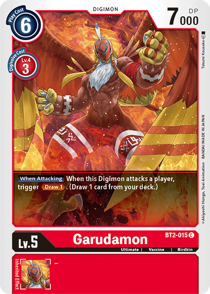 Garudamon [BT2-015] [Release Special Booster Ver.1.5] | Arkham Games and Comics