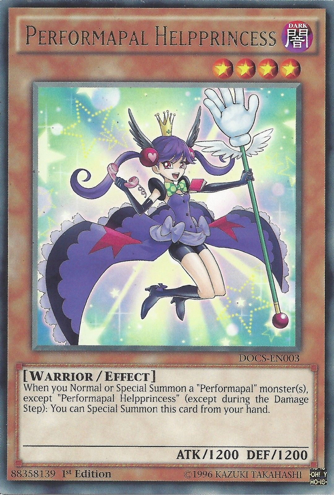 Performapal Helpprincess [DOCS-EN003] Rare | Arkham Games and Comics