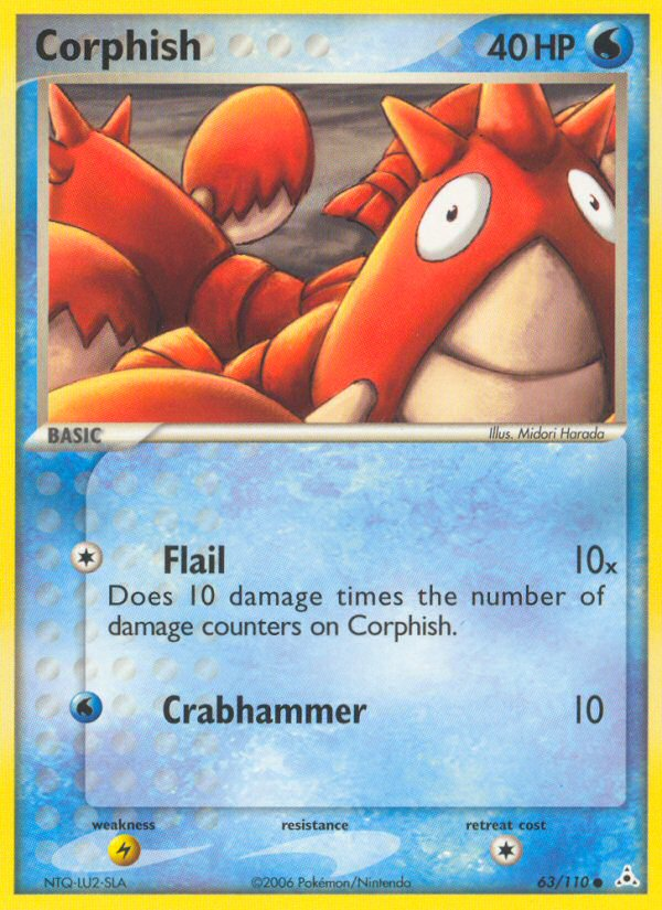 Corphish (63/110) [EX: Holon Phantoms] | Arkham Games and Comics