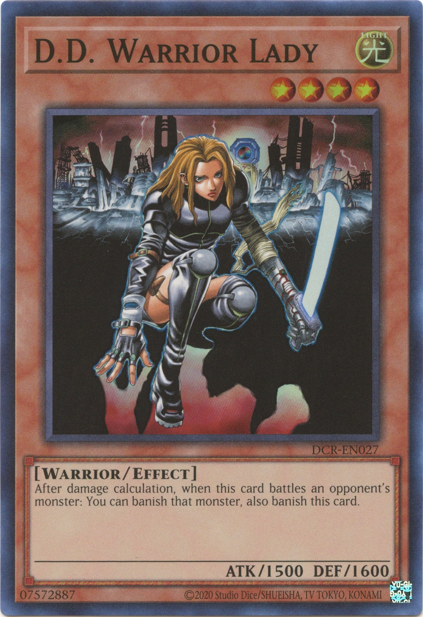 D.D. Warrior Lady (25th Anniversary) [DCR-EN027] Super Rare | Arkham Games and Comics