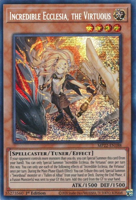 Incredible Ecclesia, the Virtuous [MP22-EN188] Prismatic Secret Rare | Arkham Games and Comics