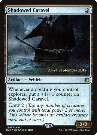 Shadowed Caravel [Ixalan Promos] | Arkham Games and Comics