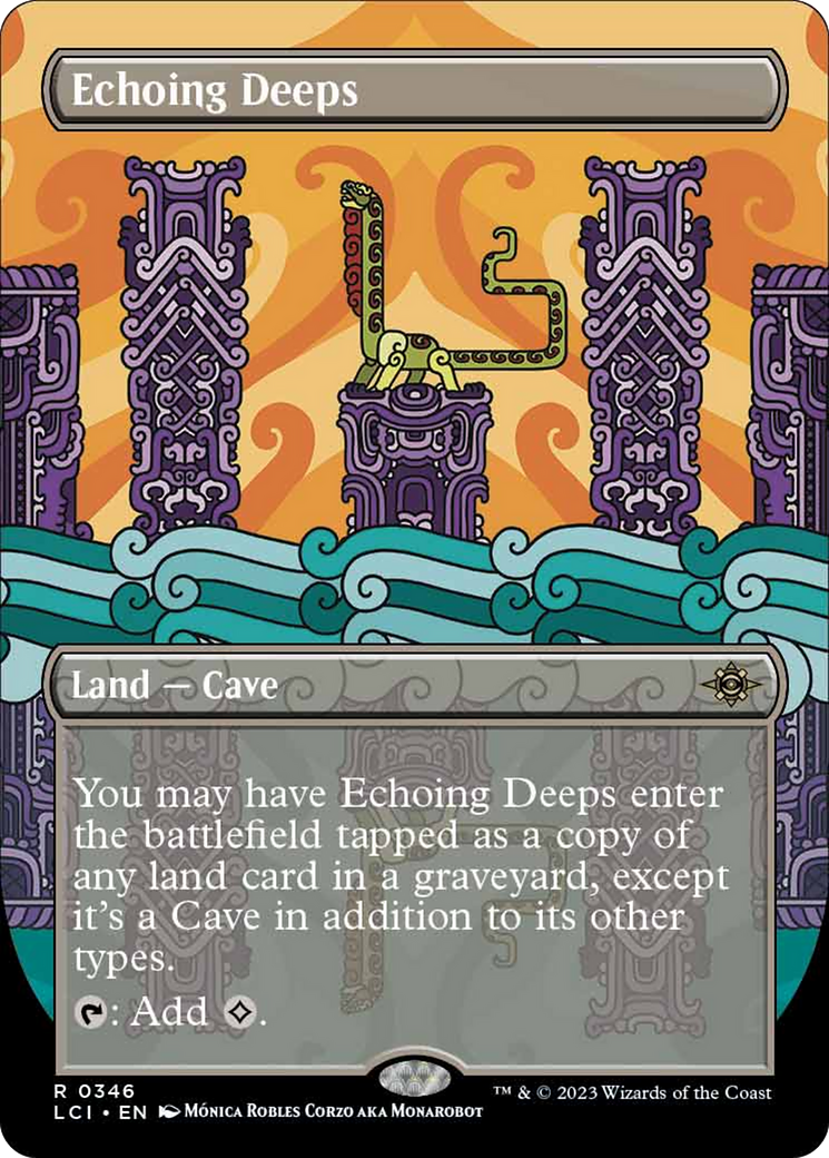 Echoing Deeps (Borderless) [The Lost Caverns of Ixalan] | Arkham Games and Comics