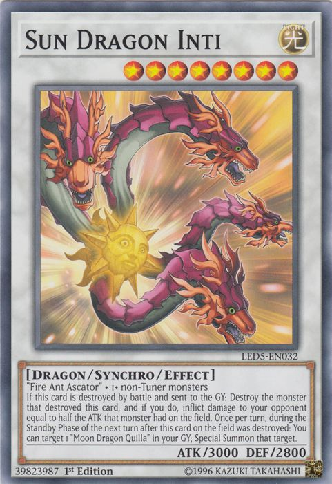 Sun Dragon Inti [LED5-EN032] Common | Arkham Games and Comics