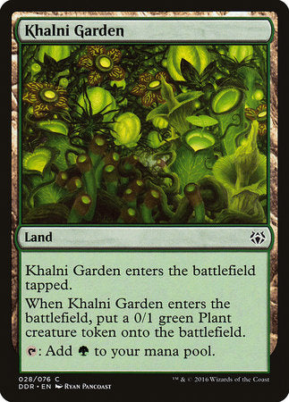 Khalni Garden [Duel Decks: Nissa vs. Ob Nixilis] | Arkham Games and Comics