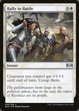 Rally to Battle [Ravnica Allegiance] | Arkham Games and Comics