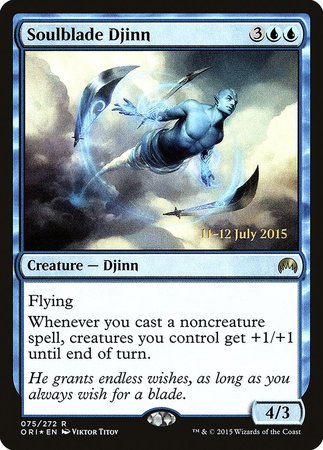 Soulblade Djinn [Magic Origins Promos] | Arkham Games and Comics