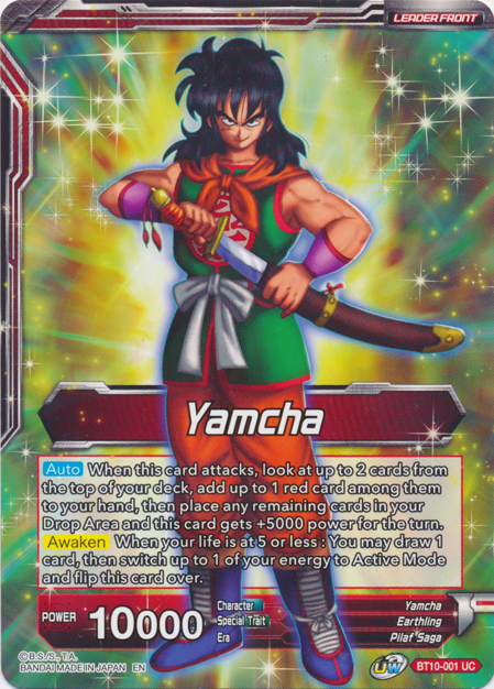 Yamcha // Yamcha, Supersonic Striker (BT10-001) [Rise of the Unison Warrior Prerelease Promos] | Arkham Games and Comics